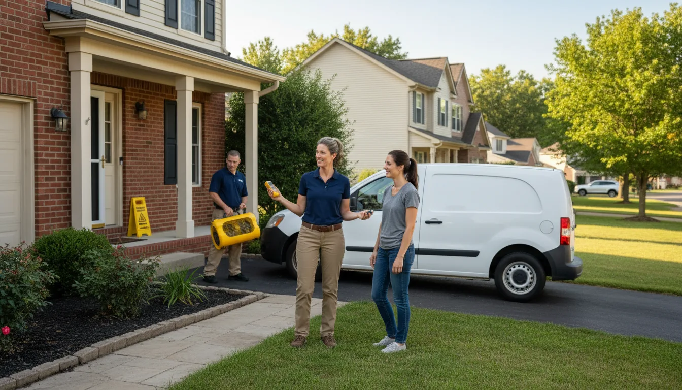 Water restoration image for Water Damage & Restoration Services in New Hampton, MO